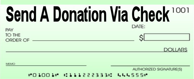 [Donate Via Check]