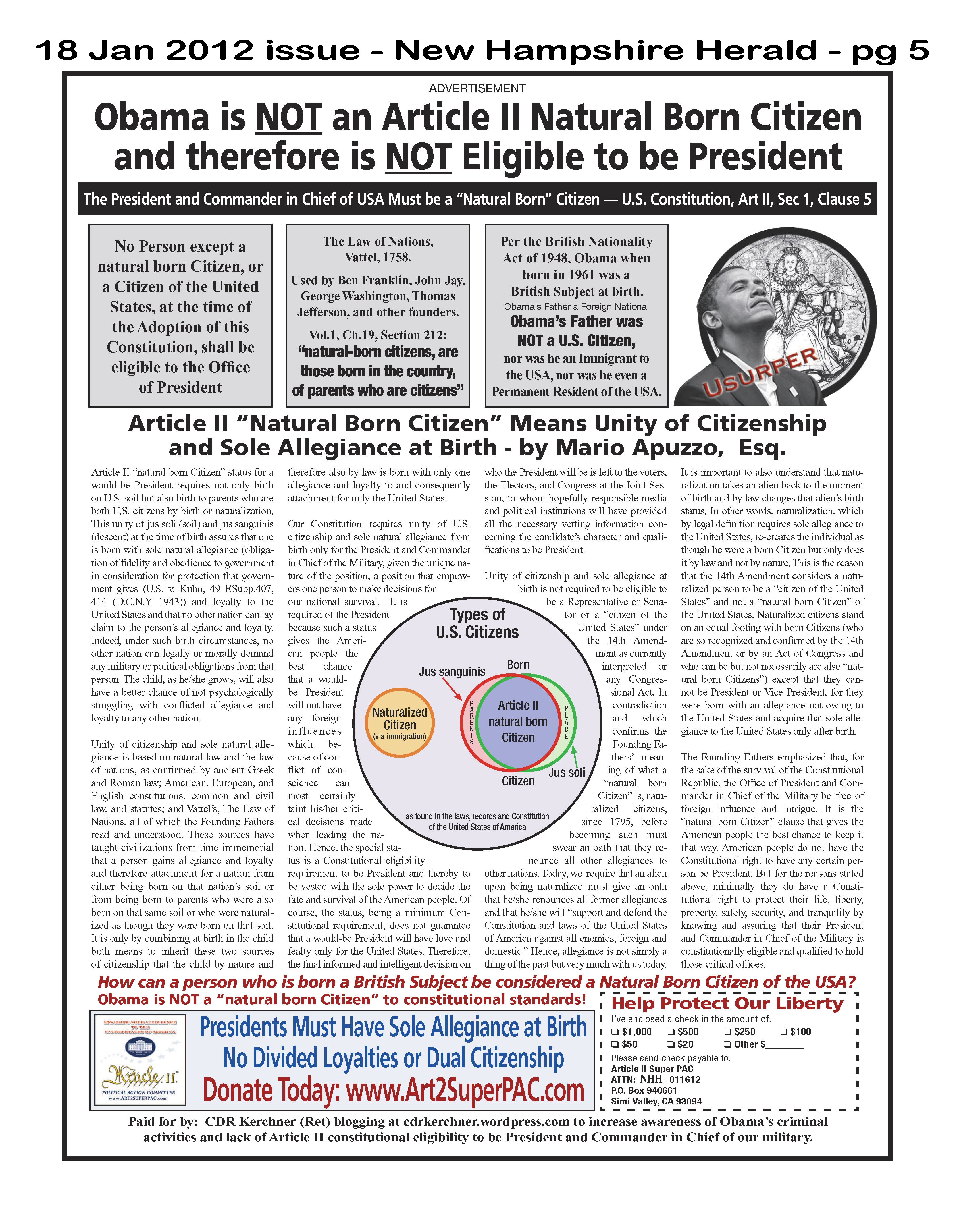 Support Art II Super PAC - NH Herald