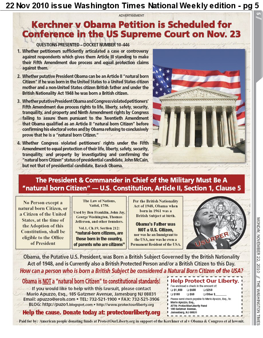 Petition Docketed with Supreme Court